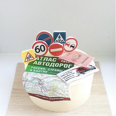 Торт "Покорительнице дорог" купить - пушкино.сладкоежкин.рф