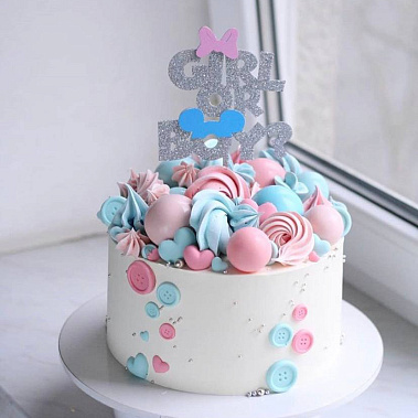 Торт "Girl or Boy" купить - пушкино.сладкоежкин.рф