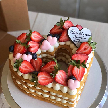 Торт «Сердце» купить - пушкино.сладкоежкин.рф