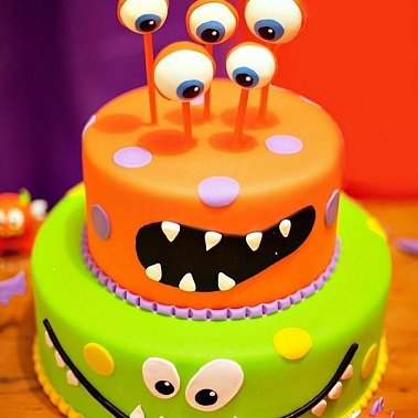 Торт "Монстры" купить - пушкино.сладкоежкин.рф