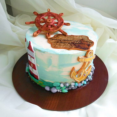 Торт "Нашему капитану" купить - пушкино.сладкоежкин.рф