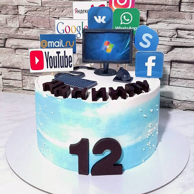 Торт "Соц-сети" купить - пушкино.сладкоежкин.рф