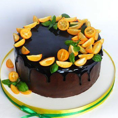 Торт глазурь с дольками купить - пушкино.сладкоежкин.рф