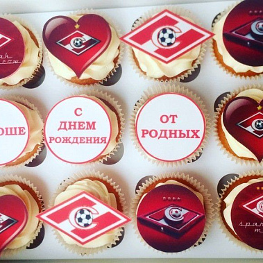 Капкейки "Спартак" купить - пушкино.сладкоежкин.рф