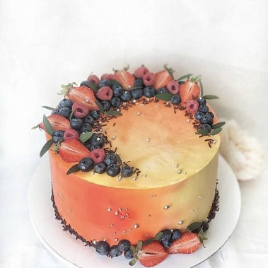 Торт «Закат» купить - пушкино.сладкоежкин.рф