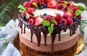 Торт "Три шоколада" купить