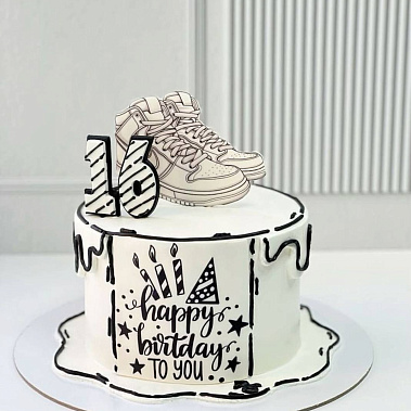 Торт "Кроссовки" купить - пушкино.сладкоежкин.рф