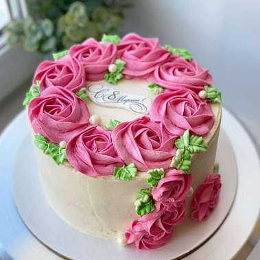 "Розовый венок" купить - пушкино.сладкоежкин.рф