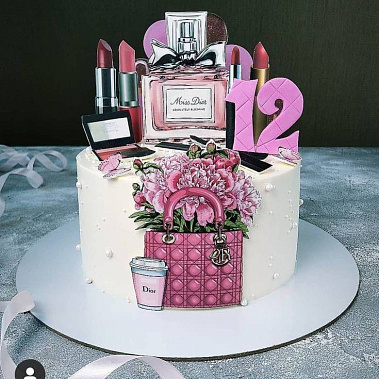 Торт "Косметика" купить - пушкино.сладкоежкин.рф