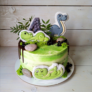 Торт "Динозавры" купить - пушкино.сладкоежкин.рф